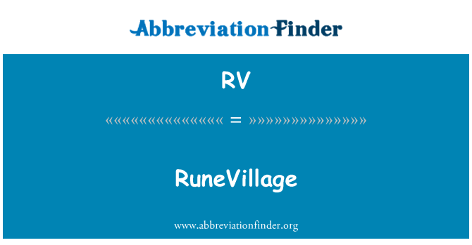 RV: RuneVillage