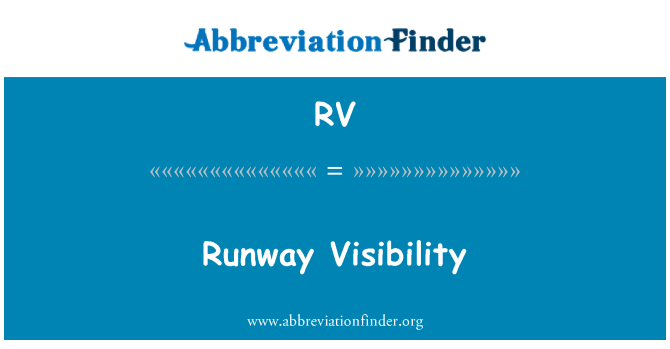 RV: Landasan pacu visibilitas