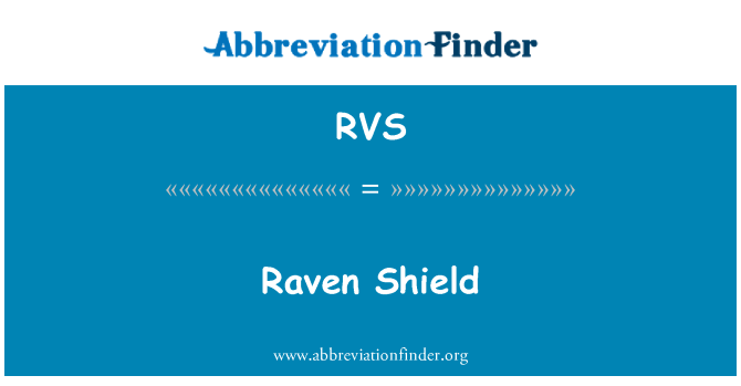 RVS: Raven Shield