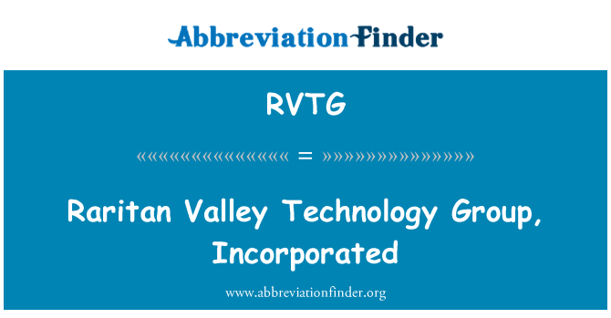 RVTG: Raritan Valley Technology Group, ingår