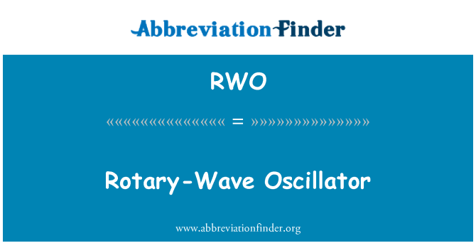 RWO: Rotary-laine ostsillaator