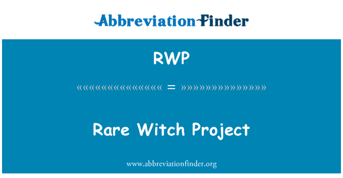 RWP: โครงการแม่มดน้อย