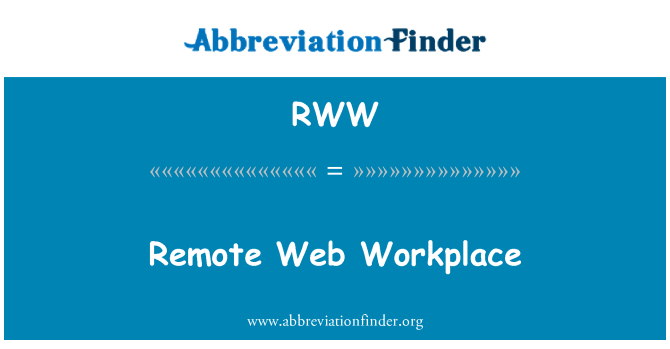 RWW: Au Web à