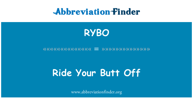 RYBO: آپ بٹ آف سواری