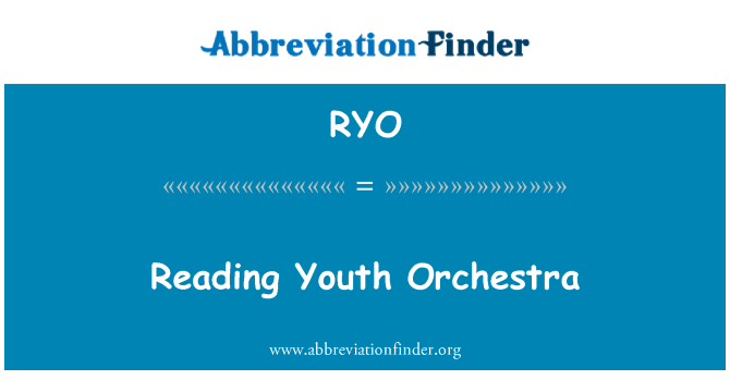 RYO: Qari ta ' l-orkestra taż-żgħażagħ