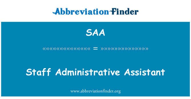 SAA: Personāla administratīvais asistents