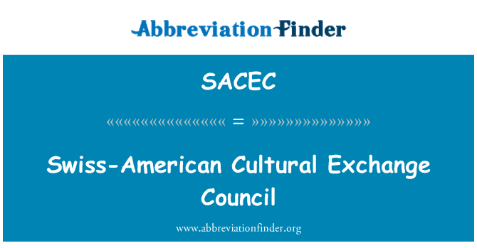 SACEC: Conseil de la Swiss-American Cultural Exchange