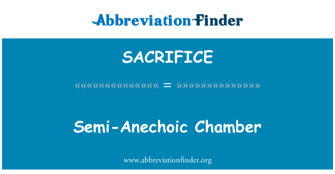 SACRIFICE: Chanm semi-Sourde