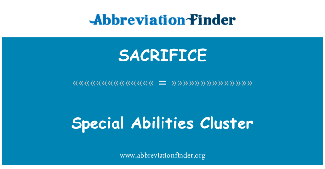 SACRIFICE: خصوصی صلاحیتوں جھرمٹ