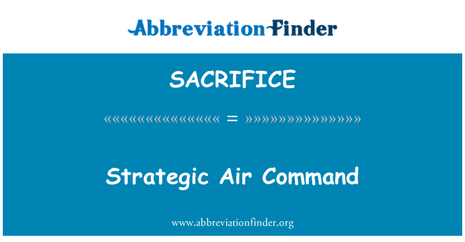 SACRIFICE: Kòmand estratejik de lè