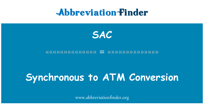 SAC: Sinkron ke ATM konversi