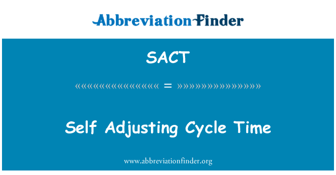 SACT: Auto-regolazione tempo di ciclo