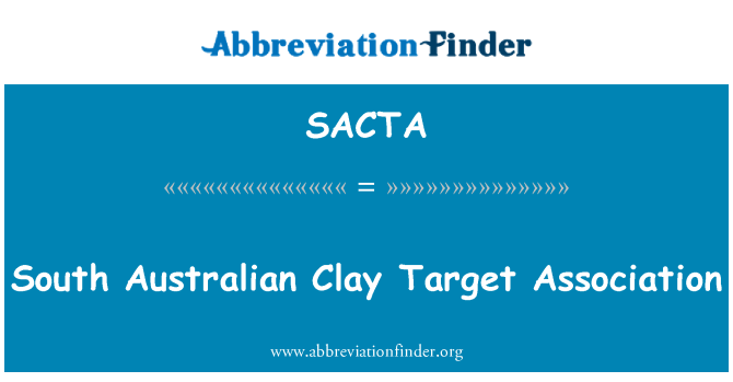 SACTA: South Australian Clay Target Association