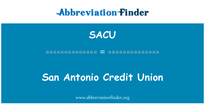 SACU: San Antonio kredi