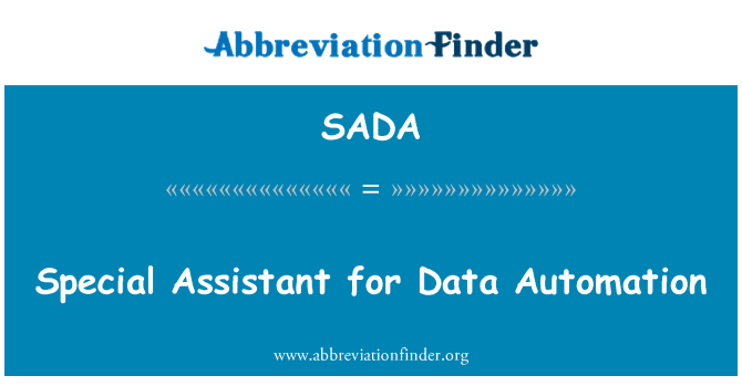 SADA: Asistan espesyal pou enfòmasyon Automatisation