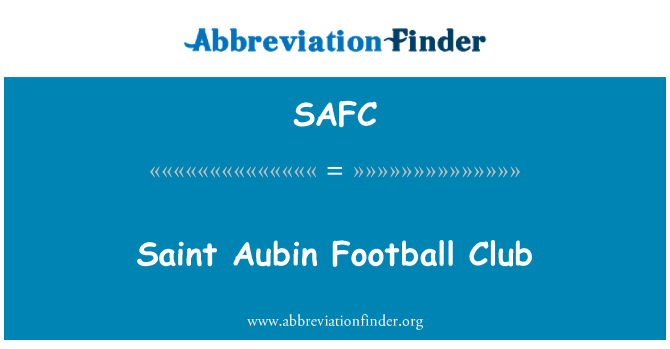 SAFC: Saint Aubin fotbalový klub