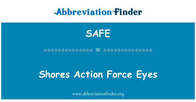SAFE: Surveys azzjoni seħħ għajnejn