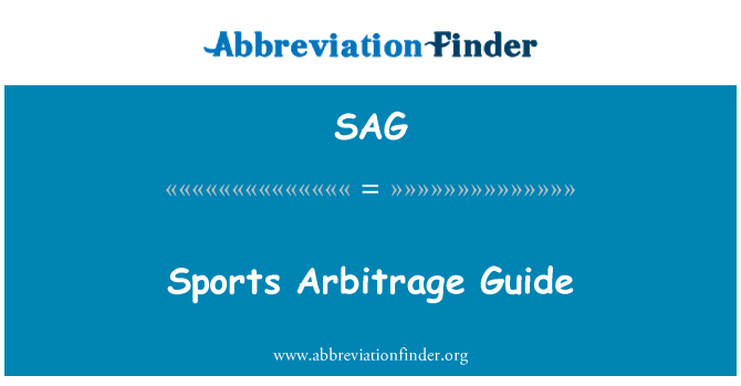 SAG: Sports Arbitrage Guide