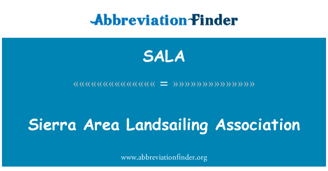 SALA: Syera nan zòn Landsailing asosiyasyon