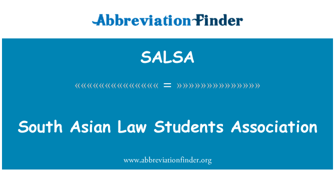 SALSA: South Asian Law Students Association