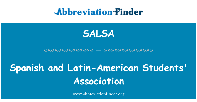SALSA: Asosyasyon Espayòl ak Amerik Latin nan elèv yo