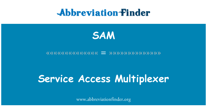 SAM: Multiplexador de acesso de serviço