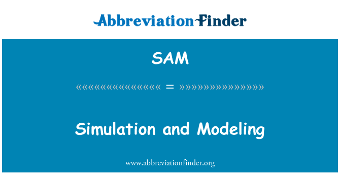 SAM: Imitavimo ir modeliavimo