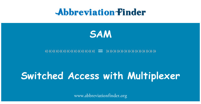 SAM: Preklopi dostop z multipleksor