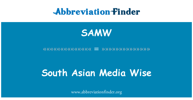 SAMW: Bijak Media Asia Selatan