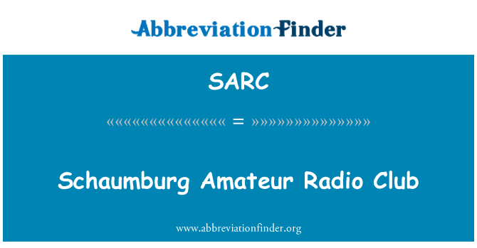 SARC: Schaumburg Amateur Radio Club
