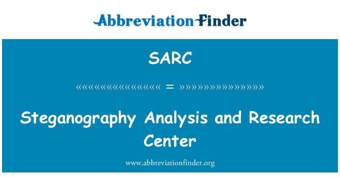 SARC: Steganography Analysis and Research Center