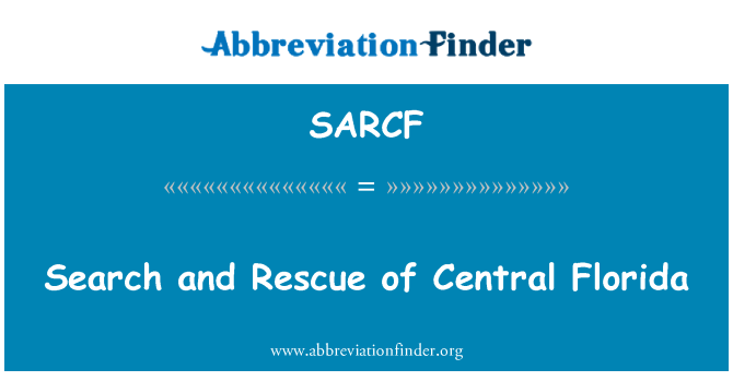 SARCF: Sök och räddning av Central Florida