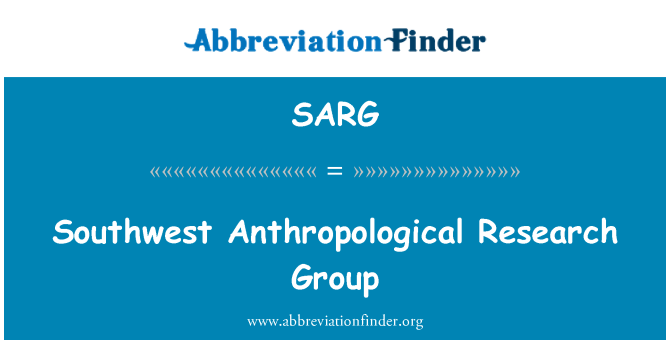 SARG: 西南人类学研究组