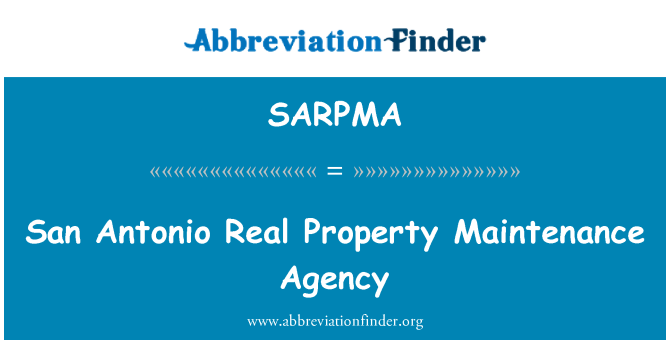 SARPMA: San Antonio reali proprjetà manutenzjoni aġenzija