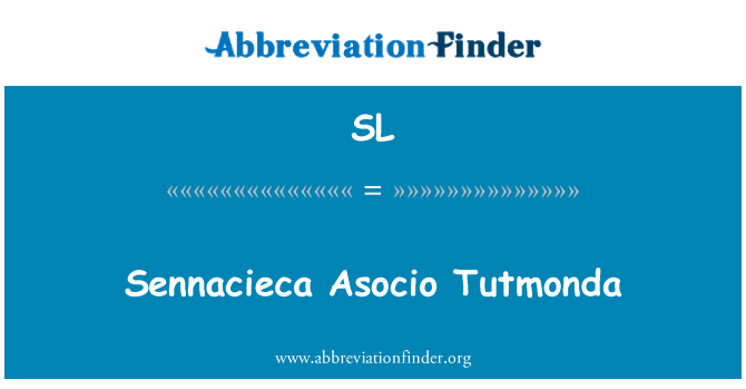 SL: Sennacieca Asocio Tutmonda