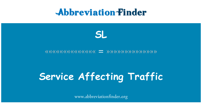 SL: خدمات مؤثر بر ترافیک