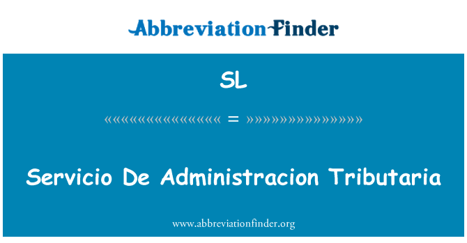 SL: Tributaria Administracion د سرویس آب و هوا