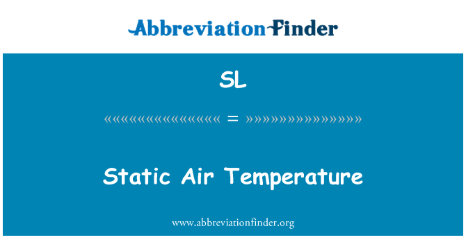 SL: It-temperatura tal-arja statiċi
