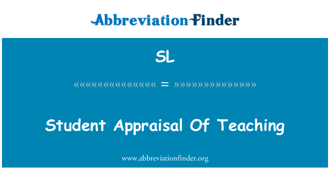 SL: L-istudent apprezzament tat-tagħlim