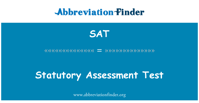SAT: Lovpligtige vurdering Test
