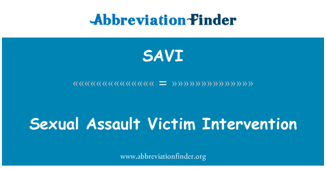 SAVI: Aanranding slachtoffer interventie