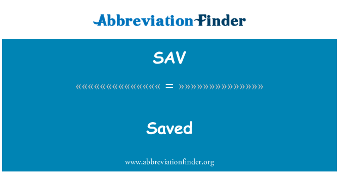 SAV: Sove