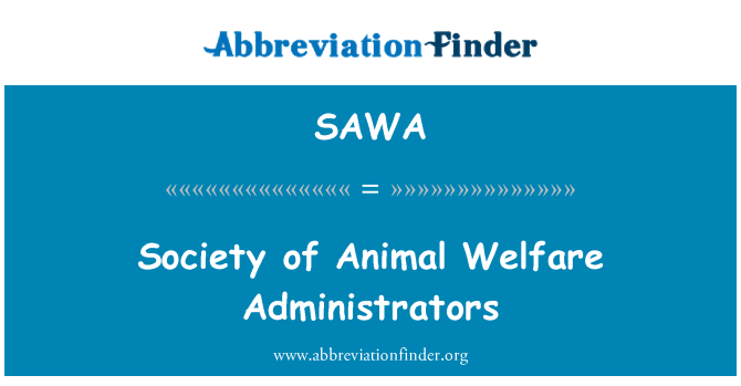 SAWA: Sosyete de administratè Animal byennèt sosyal