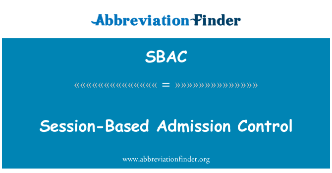 SBAC: Založené na relaci Admission Control