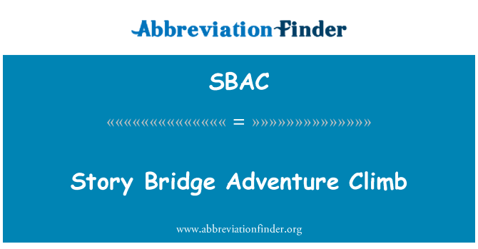 SBAC: สะพานเรื่องผจญภัยปีน