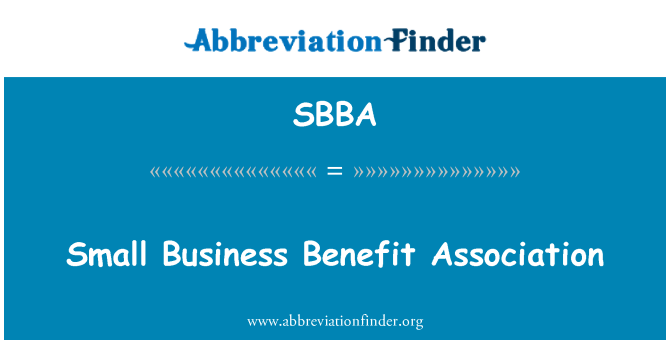 SBBA: Malé firmy Benefit asociace