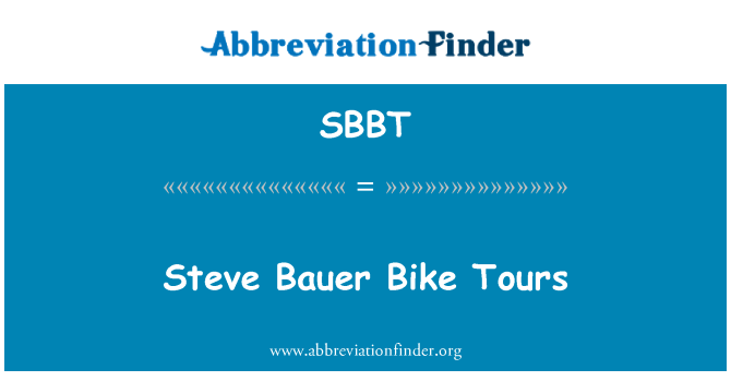 SBBT: Steve Bauer Vélo deja