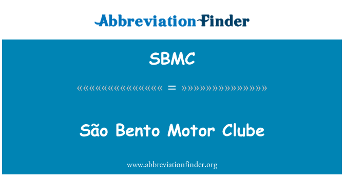 SBMC: Motor Clube São Bento