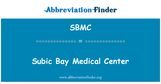 SBMC: Subic Bay sant medikal