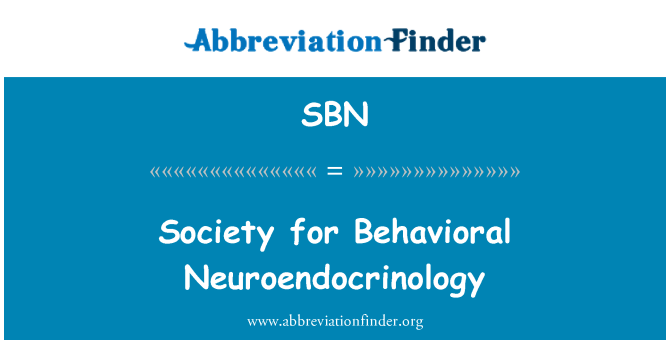 SBN: Society for atferdsdata Neuroendocrinology